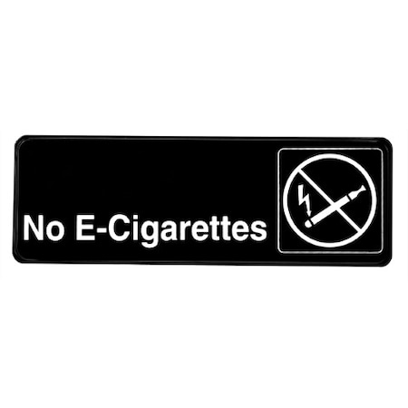 Alpine Industries No E-Cigarettes Sign, 3x9, PK15 ALPSGN-17-15pk